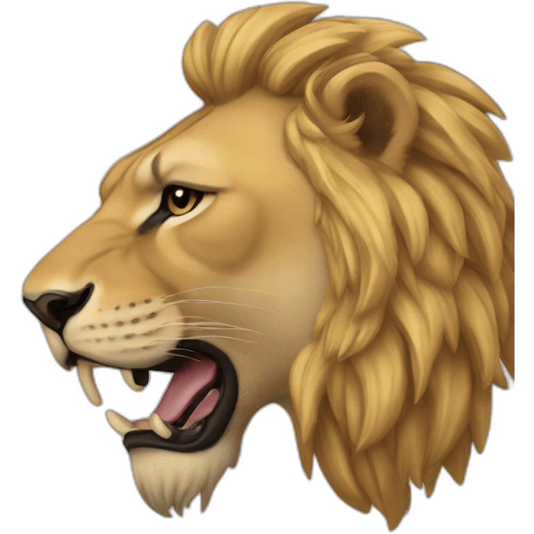 León con los logos de ITAES emoji