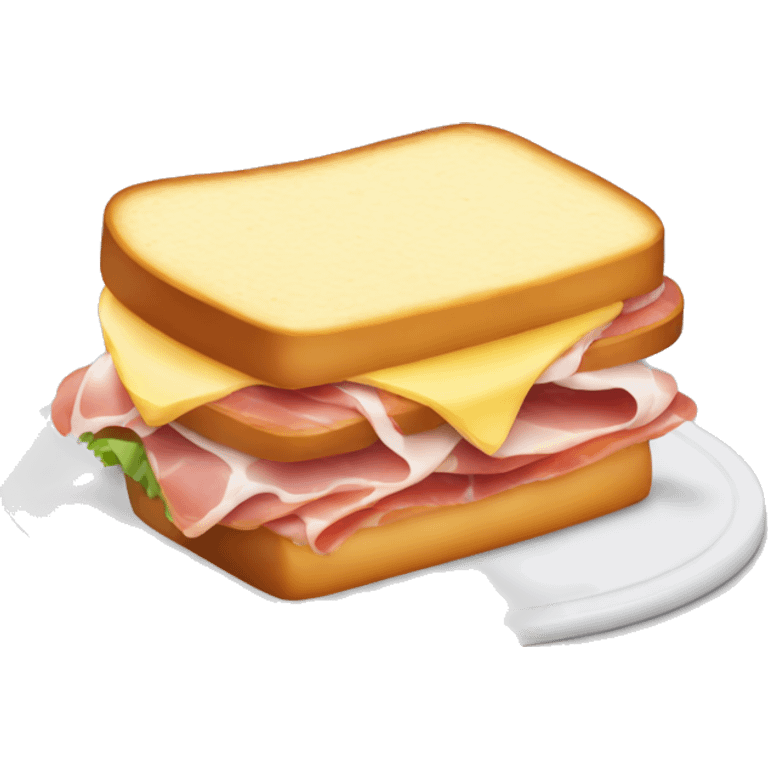 Sandwich de jamón y queso tostado  emoji