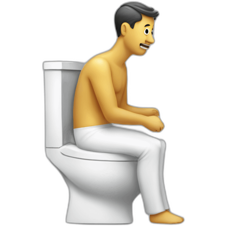 toilet man emoji