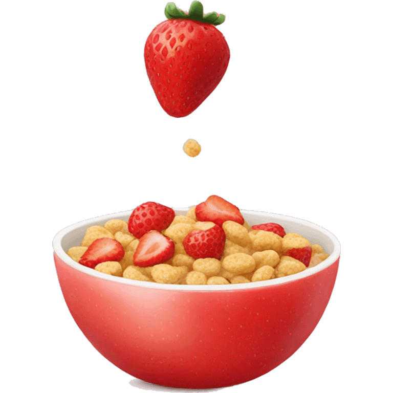 Strawberry Cereal emoji