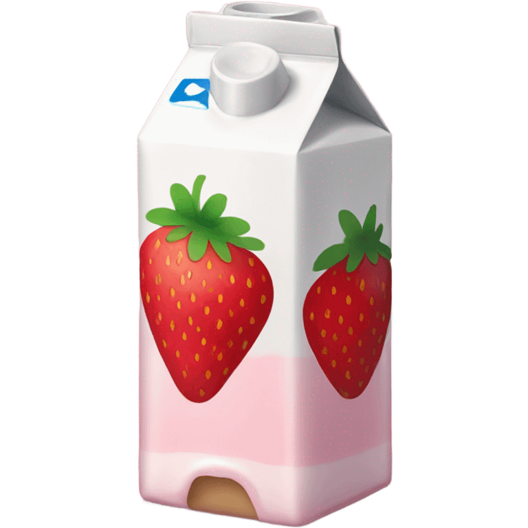 strawberry milk carton emoji