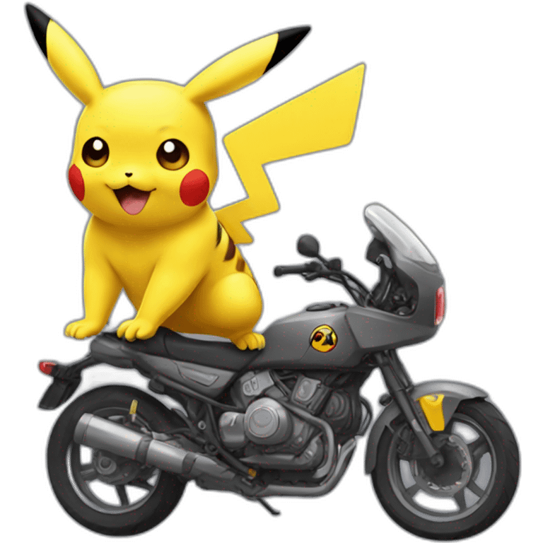 Pikachu moto emoji