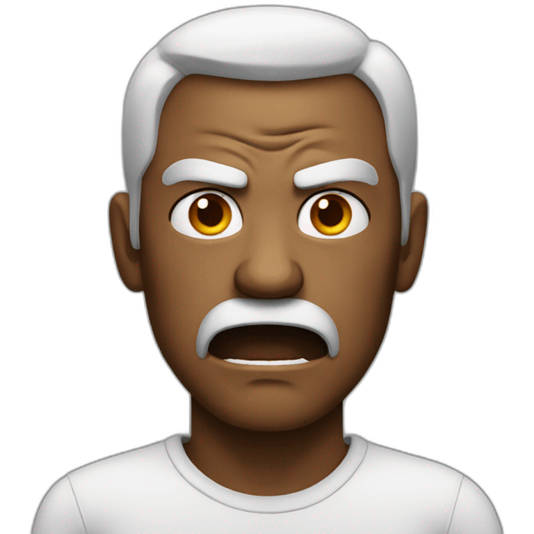 Angry man emoji