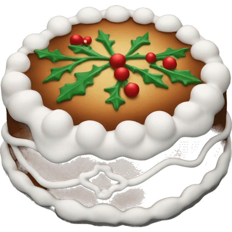 christmas cake emoji