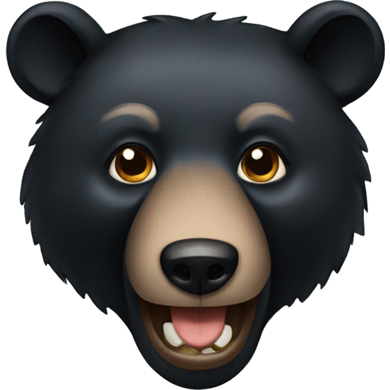 black bear emoji