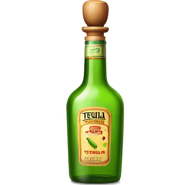 Tequila bottle no brand emoji