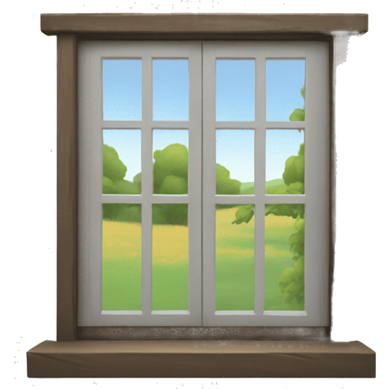 Cottage window  emoji