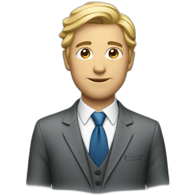 man in professional attire emoji