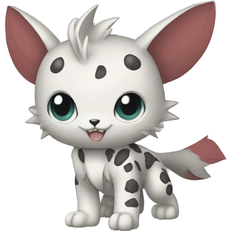 cute cool edgy beautiful pretty Digimon-Fakemon-animal full body emoji