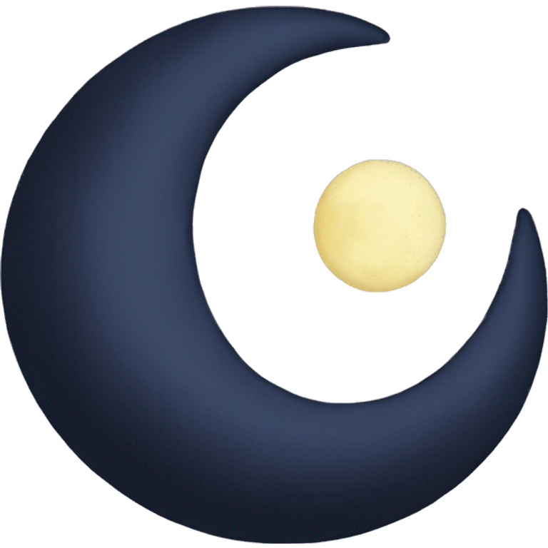 Crescent moon xD emoji