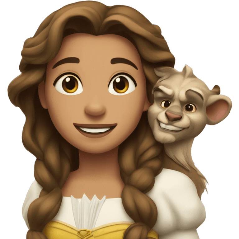 Beauty and the beast  emoji