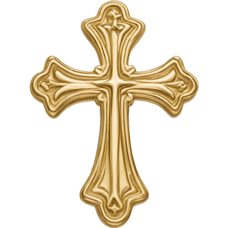 Chrome Hearts Gold Cross emoji