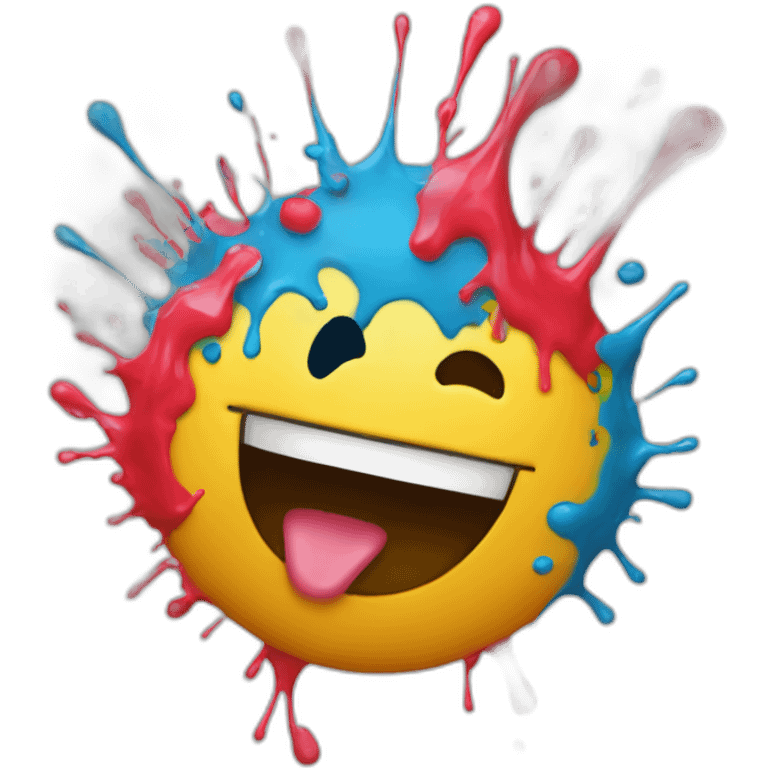 splatter paint emoji