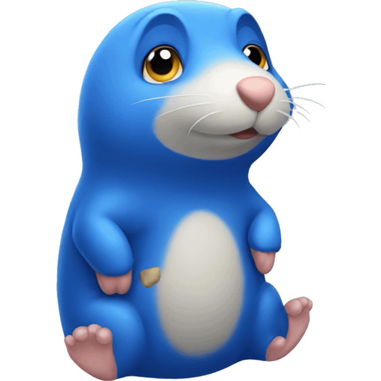 blue mole emoji