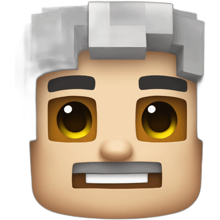 Visage de Steve Minecraft emoji