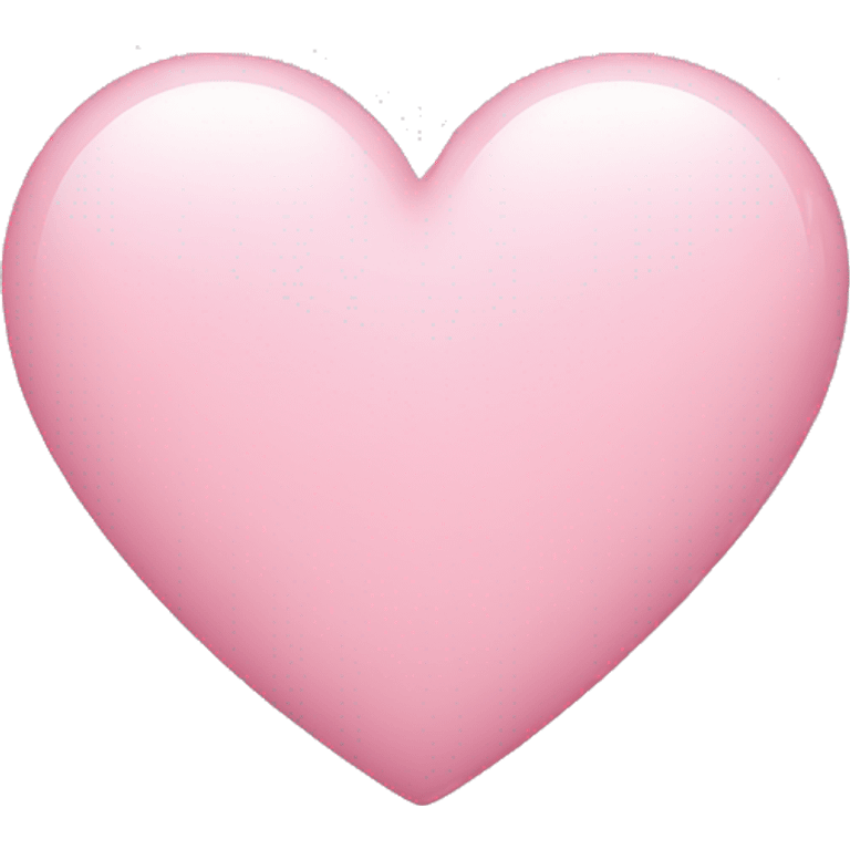 Light pink heart emoji