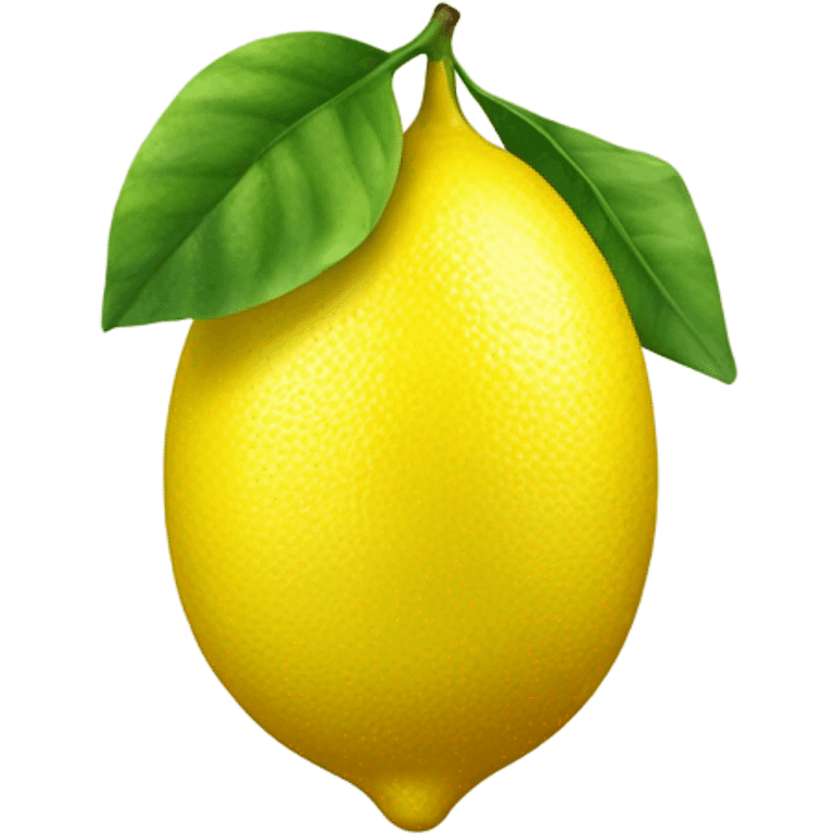 realistic lemon emoji