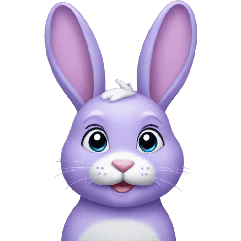 lilac bunny emoji