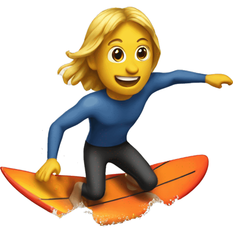 surfe on book emoji