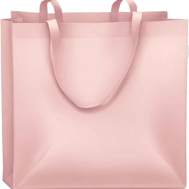 Pale Pink shopping bag emoji