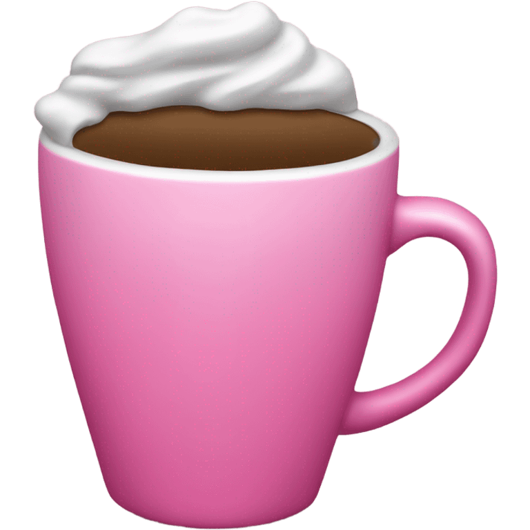 Coffee cup pink cup emoji