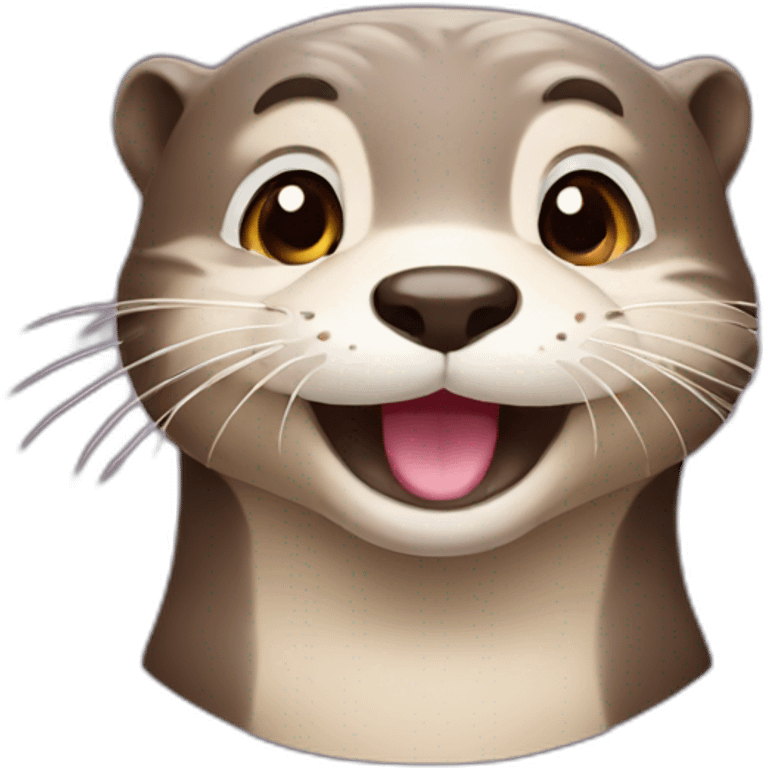 otter happy emoji