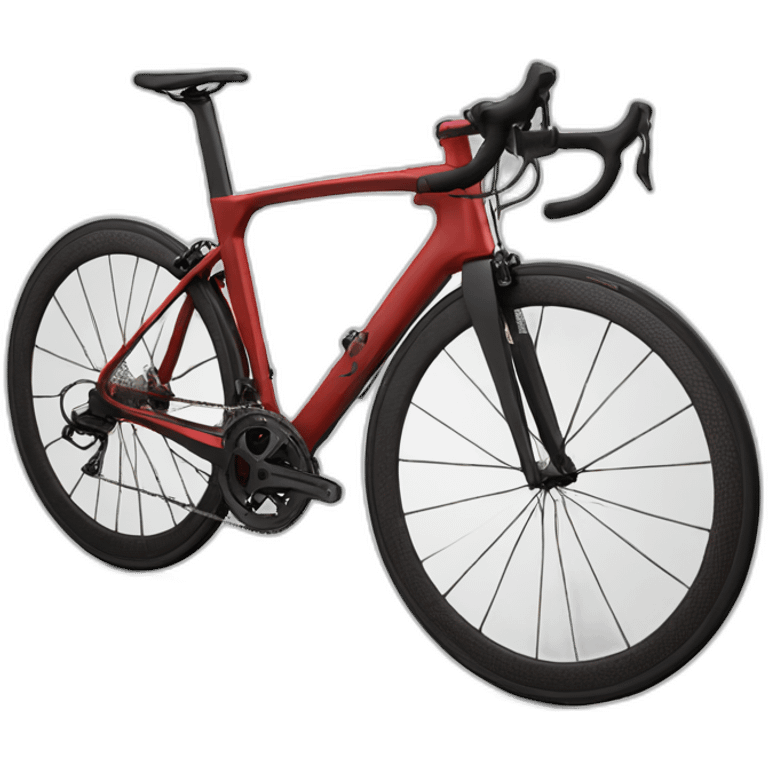 red Carbon road bike emoji