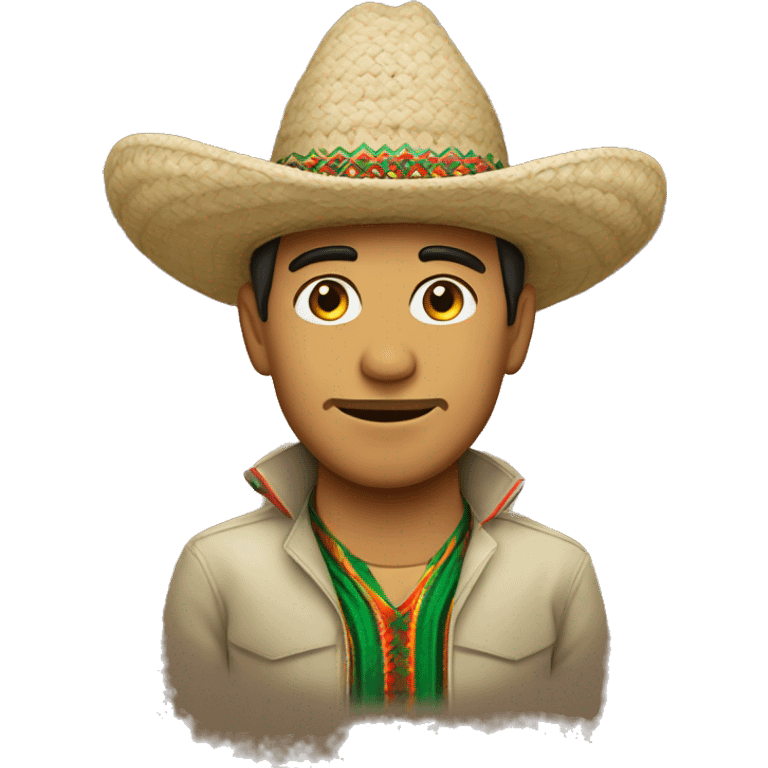 Camilo con gorro de México  emoji