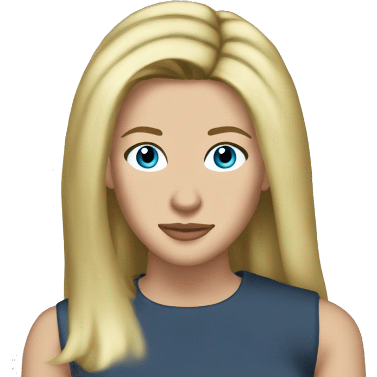 rachel green blue eyes blonde emoji