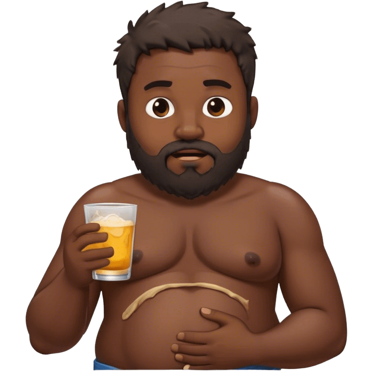 drunk homeless black gut emoji