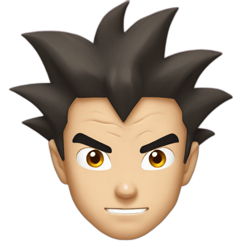 san goku face emoji