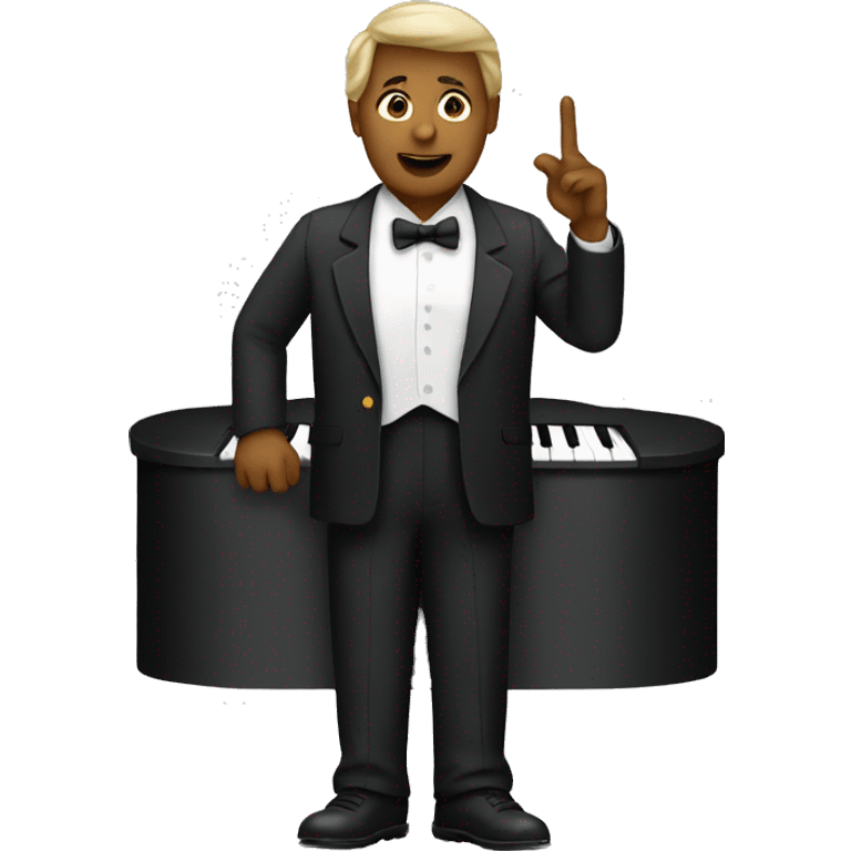 Music conductor emoji