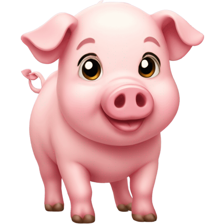 Cute pig emoji