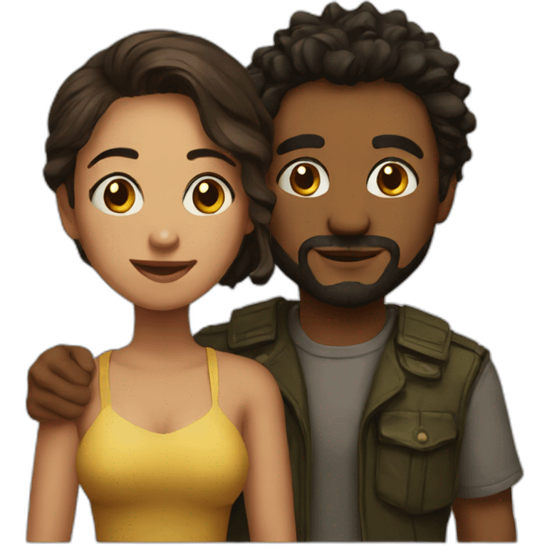 Leo das with eliza das emoji