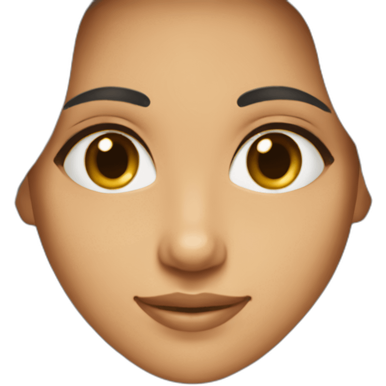 Jewish girl longhair with ophthalmologist tanned skin Arabic boy emoji