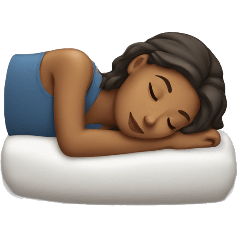 Girl sleeping  emoji