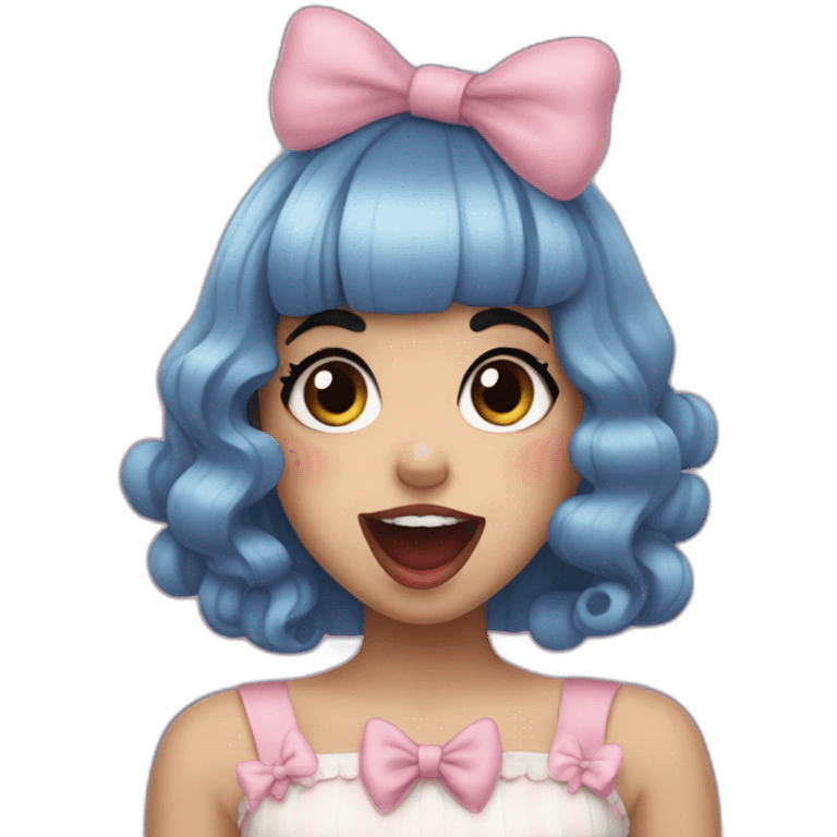 Melanie Martinez singing emoji