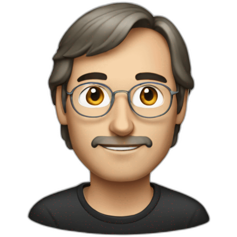 Steve jobs young emoji