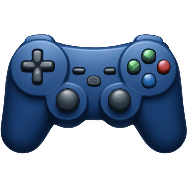 Navy blue game controller  emoji