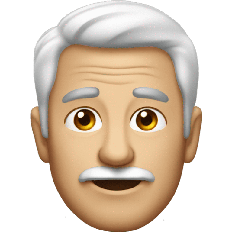 hombre de 70 años calvo y g emoji