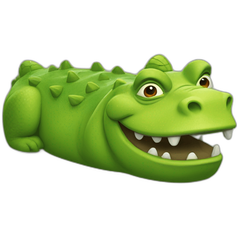 Shrek crocs emoji