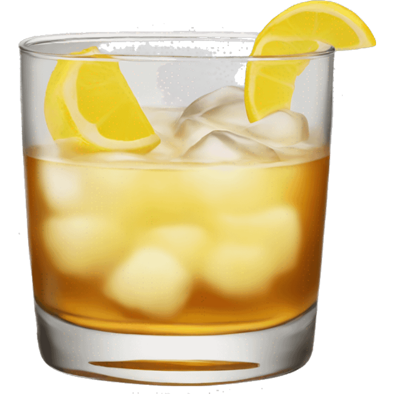 Whiskey sour emoji