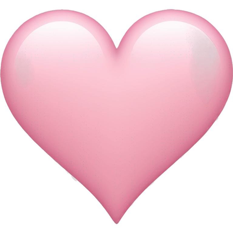 light pink heart emoji