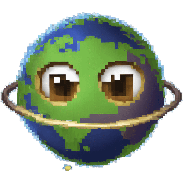 8bit planet emoji