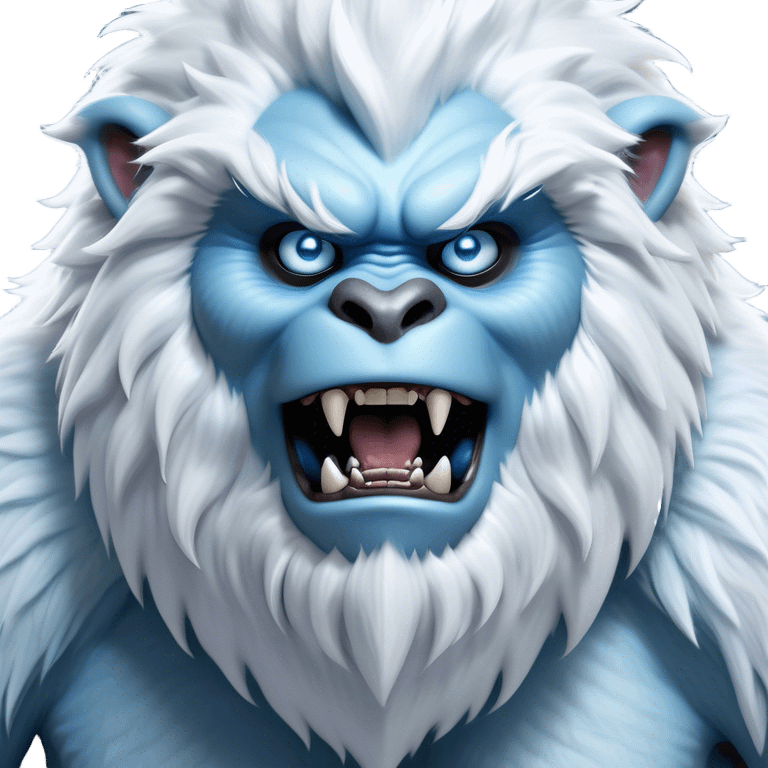 Cinematic Realistic WoW Yeti Portrait, head tilted dramatically with an exaggeratedly amused expression, blending epic primal power with an unexpected hint of playfulness. His robust, shaggy fur and expressive ice-blue eyes are rendered with lifelike texture and dynamic, frosty lighting, high shine, dramatic yet whimsical, capturing the essence of a yeti whose epic might is softened by a mischievous glint. emoji