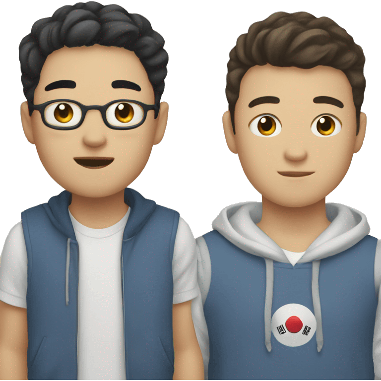 me and my korean bro emoji