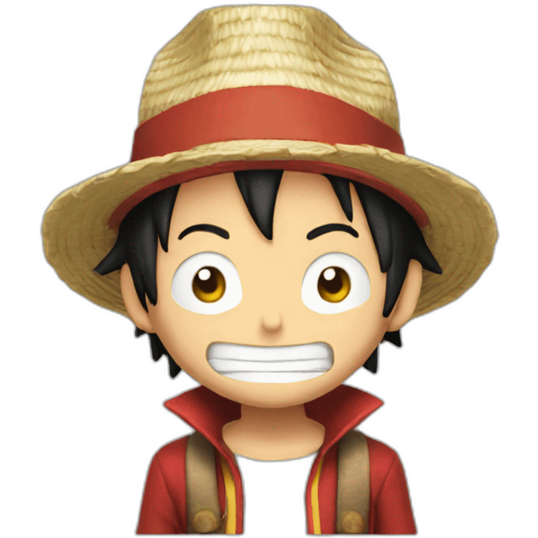 Luffy en train de fumer emoji