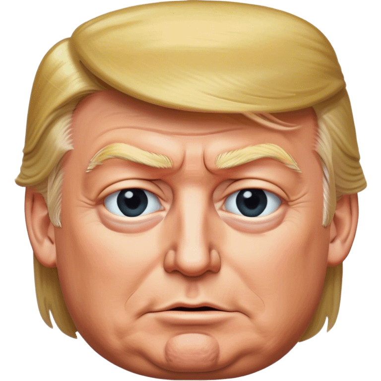 donald Trump winks his eye emoji