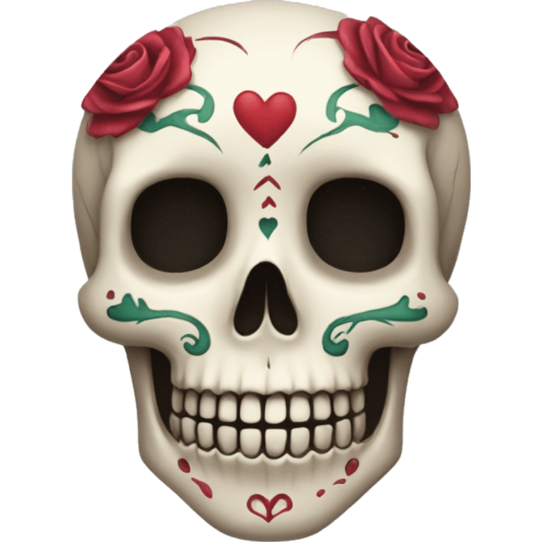 Calavera corazon emoji