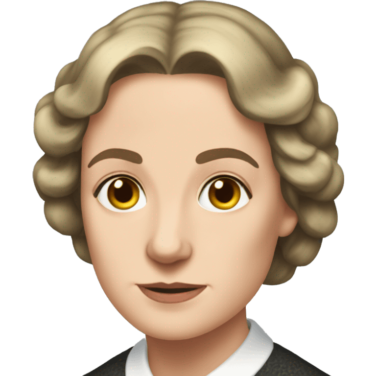 English novlist Charlotte Brontë emoji